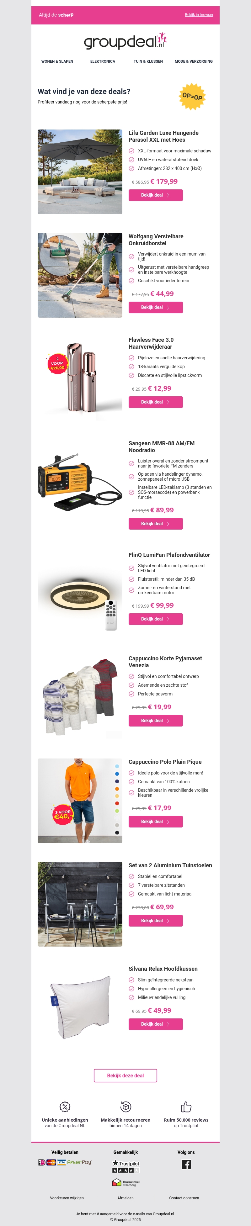 Deze aanbiedingen wil je niet missen Deze aanbiedingen wil je niet missen