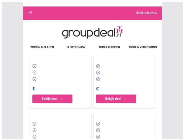 Bekijk de beste deals van deze week!