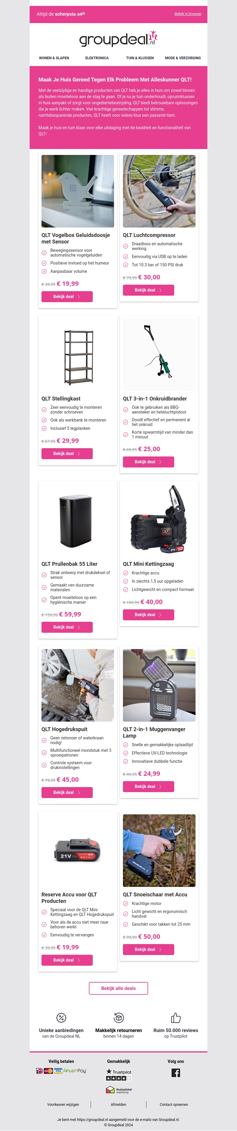 Haal Alles Wat Je Nodig Hebt Voor Je Huis In Één Klap Met QLT! Haal Alles Wat Je Nodig Hebt Voor Je Huis In Één Klap Met QLT!