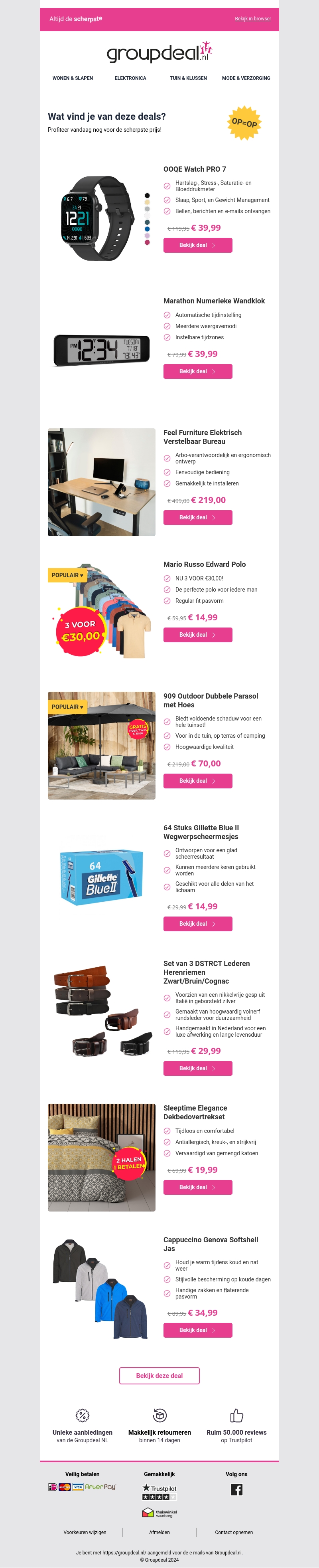 Iedere dag de beste aanbiedingen voor jou Iedere dag de beste aanbiedingen voor jou