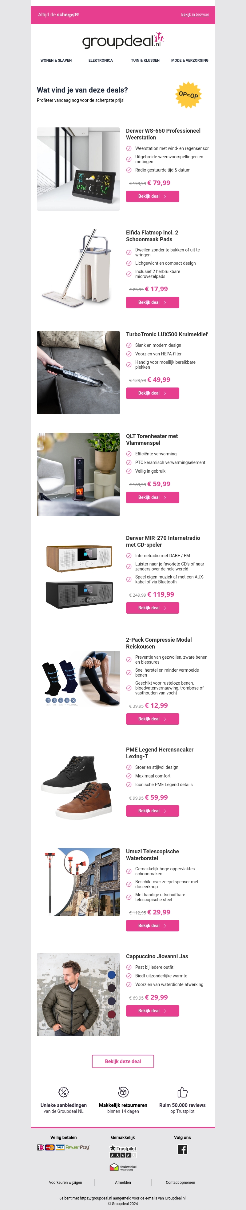 Iedere dag de beste aanbiedingen voor jou Iedere dag de beste aanbiedingen voor jou