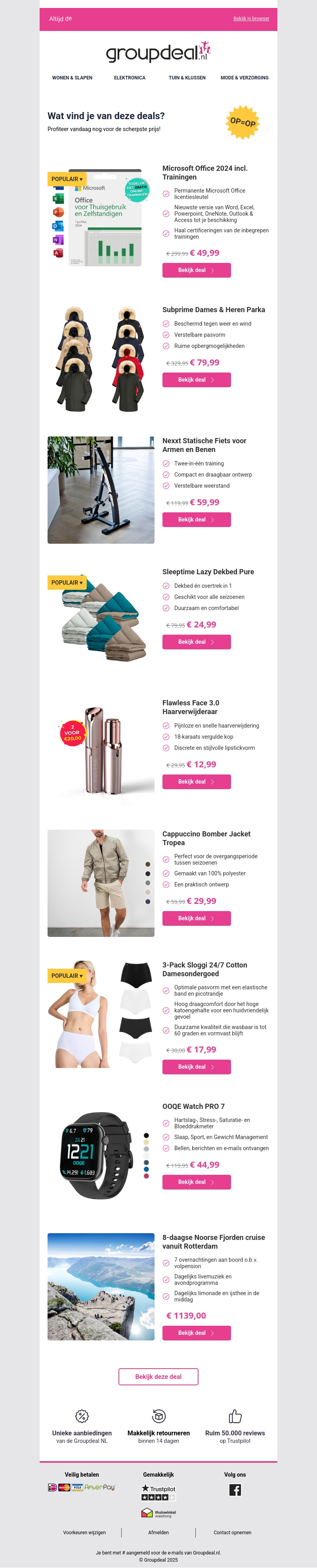 Klaar om te besparen? Bekijk snel de dagdeals Klaar om te besparen? Bekijk snel de dagdeals