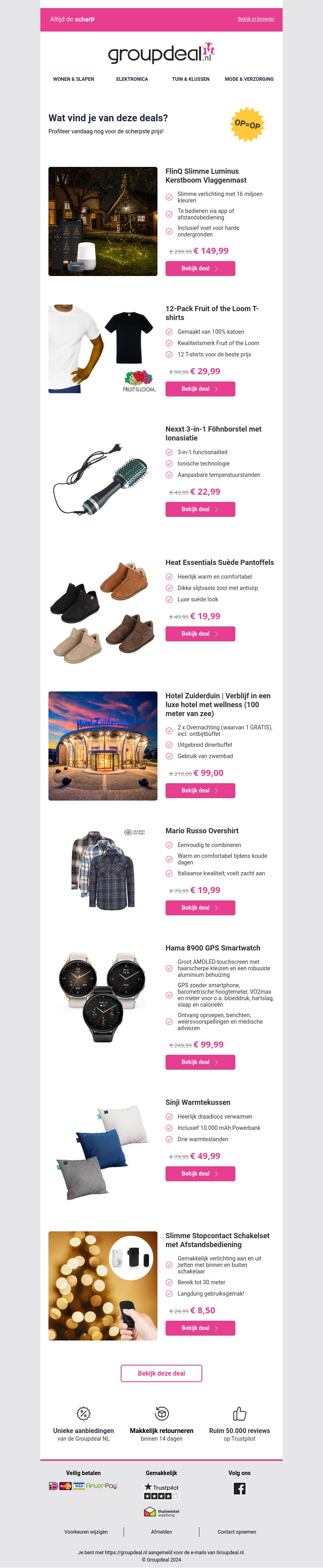 Klaar om te besparen? Bekijk snel de dagdeals Klaar om te besparen? Bekijk snel de dagdeals