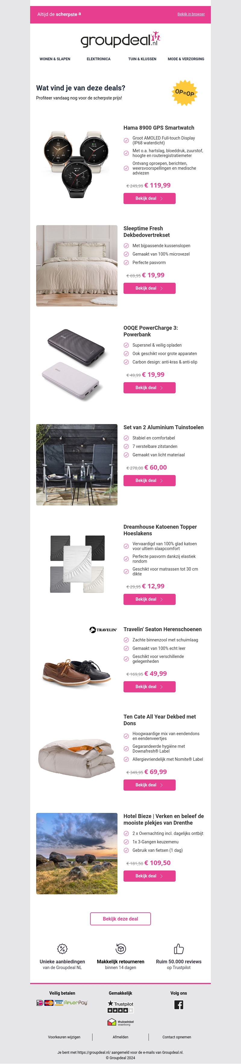 Klaar om te besparen? Bekijk snel de dagdeals Klaar om te besparen? Bekijk snel de dagdeals