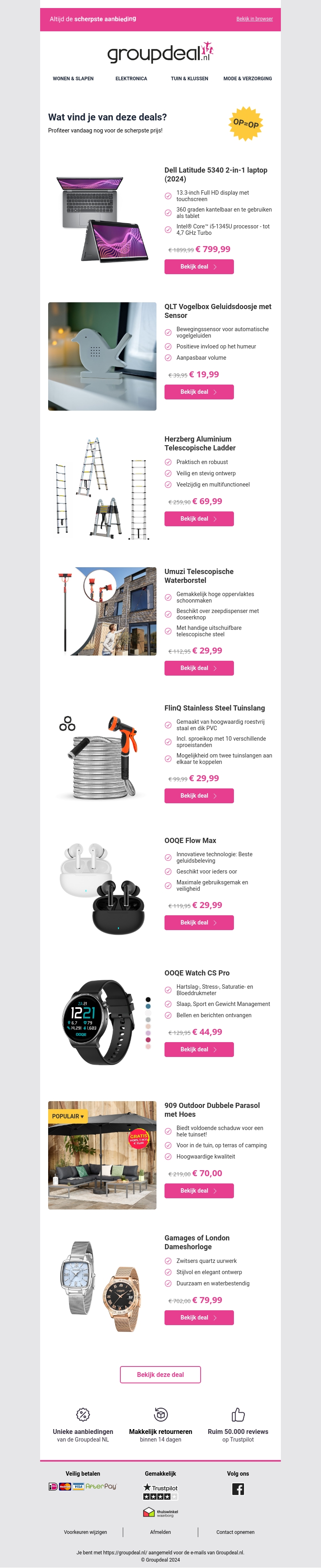 Korting, korting en nog eens korting! Korting, korting en nog eens korting!