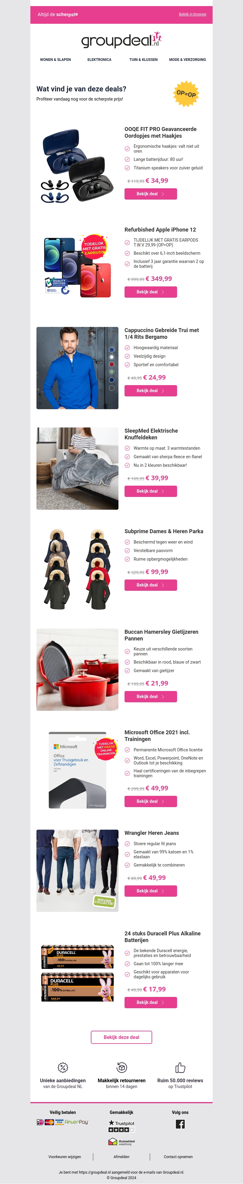 Korting, korting en nog eens korting! Korting, korting en nog eens korting!