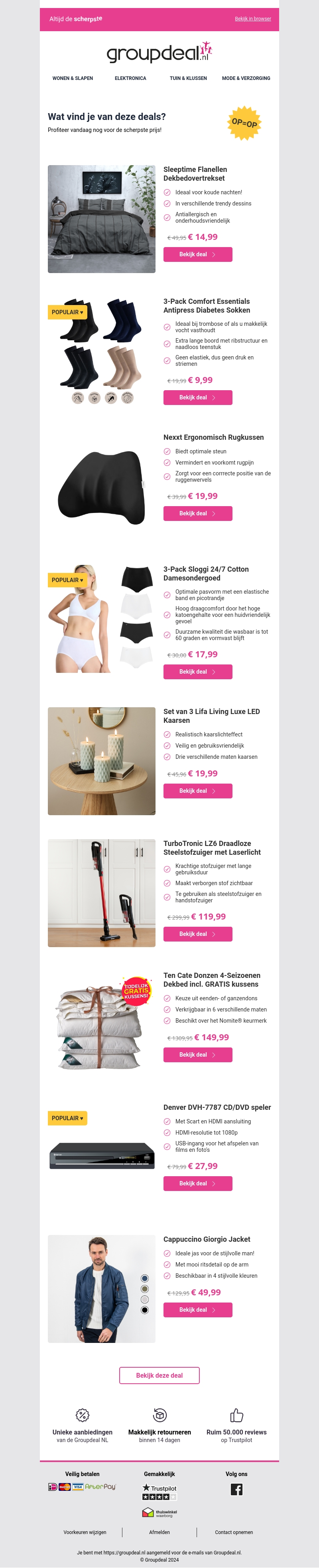 Korting, korting en nog eens korting! Korting, korting en nog eens korting!