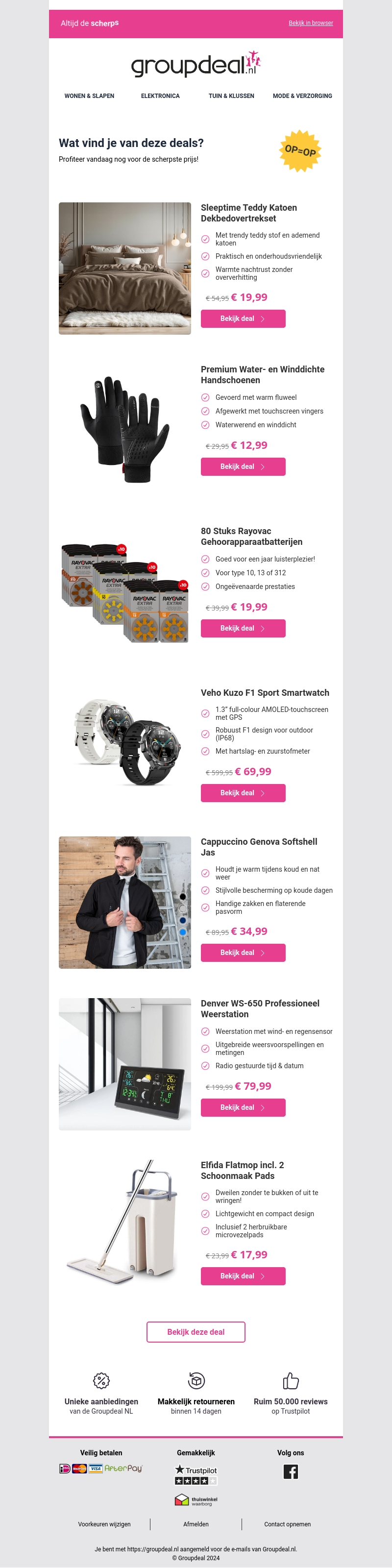 Korting, korting en nog eens korting! Korting, korting en nog eens korting!