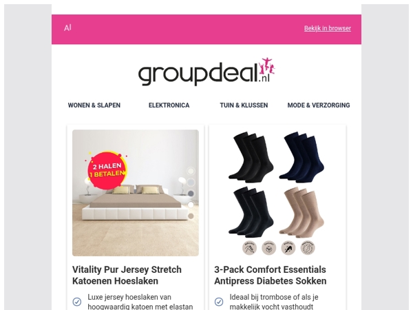 Bekijk de beste deals van deze week!