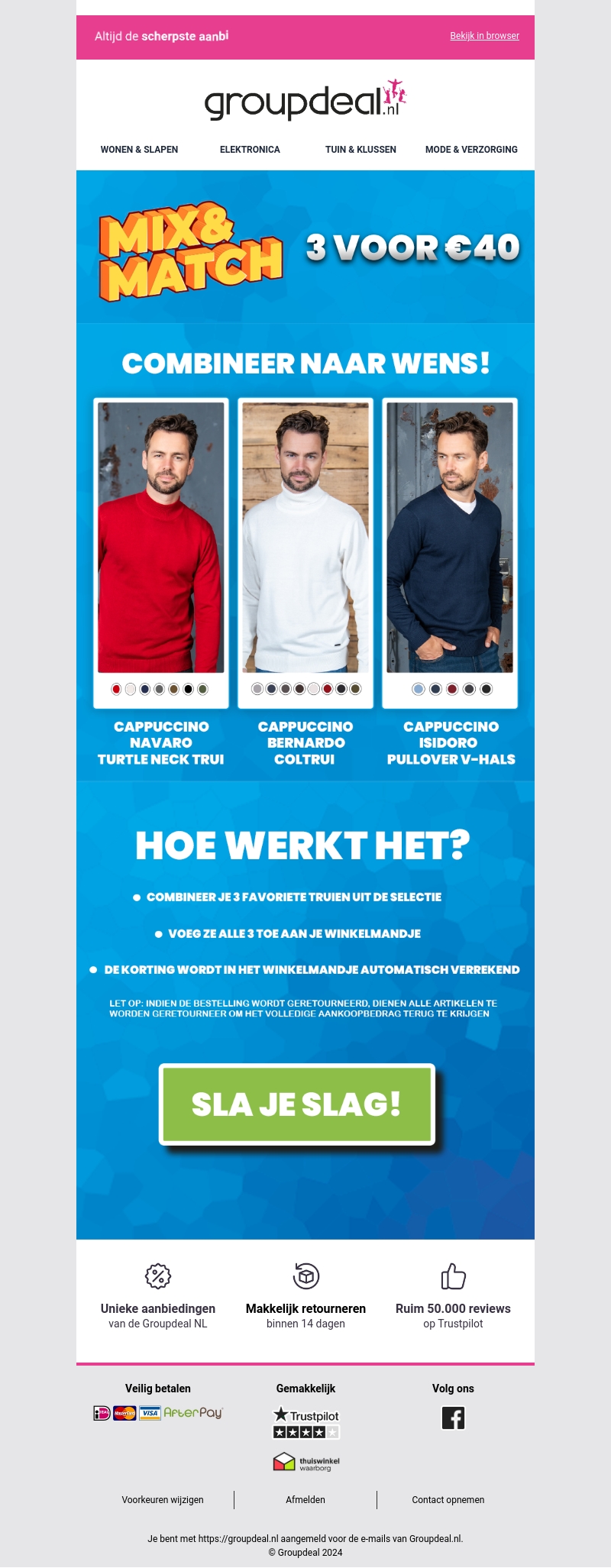 Mega actie! Mix & Match 3 truien voor 40 euro!🛍️ Mega actie! Mix & Match 3 truien voor 40 euro!🛍️