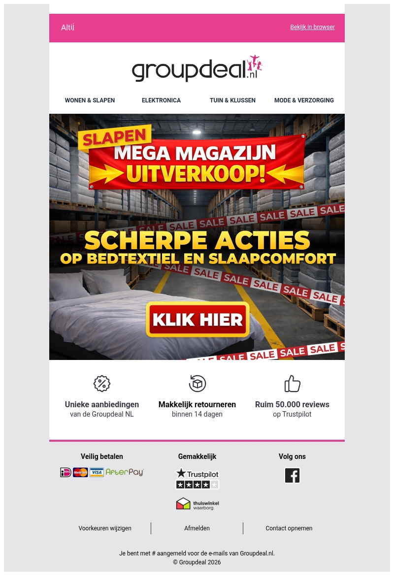 Van droom naar deal met de MEGA MAGAZIJN UITVERKOOP! π€ Van droom naar deal met de MEGA MAGAZIJN UITVERKOOP! π€