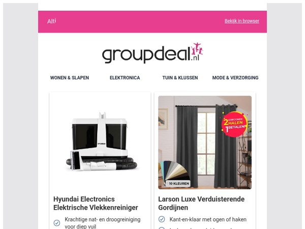 Bekijk de beste deals van deze week!