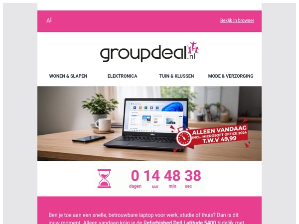 Waarom wachten als je nu al kunt besparen?