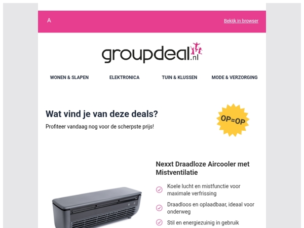 Korting, korting en nog eens korting!