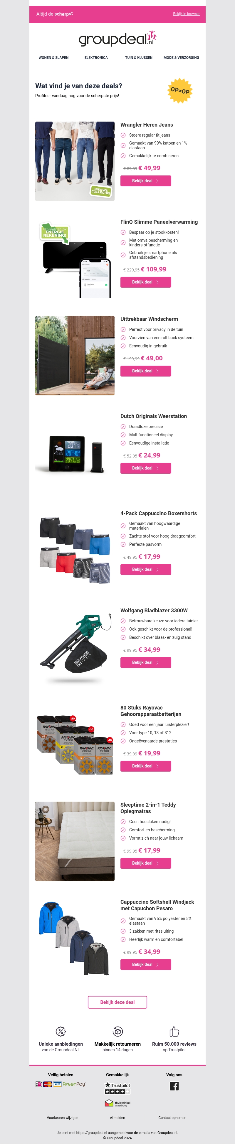 Pak deze deals voordat ze verdwijnen! Pak deze deals voordat ze verdwijnen!