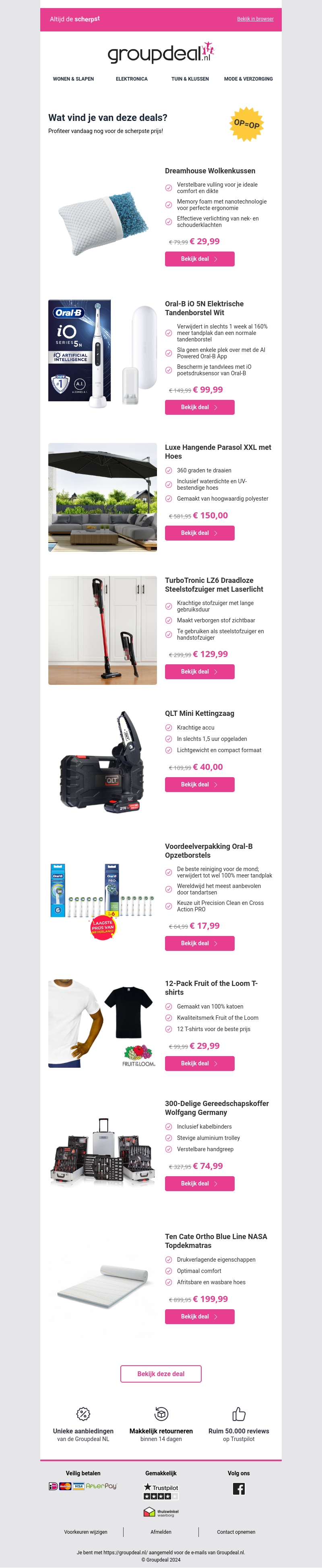 Pak deze deals voordat ze verdwijnen! Pak deze deals voordat ze verdwijnen!