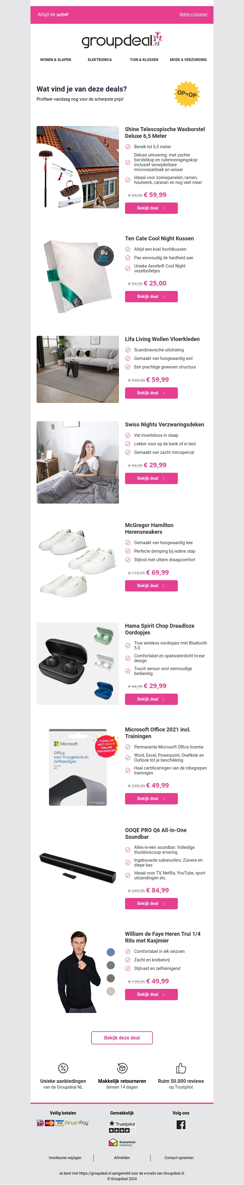 Pak deze deals voordat ze verdwijnen! Pak deze deals voordat ze verdwijnen!