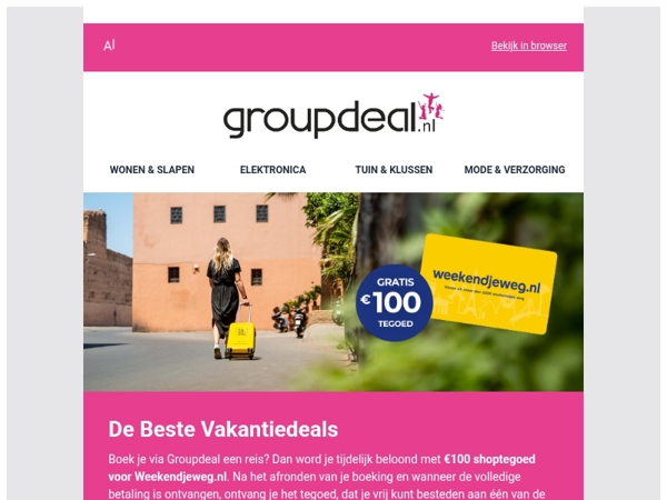 Van zon tot autorondreis: De beste vakantiedeals op één plek 🌍