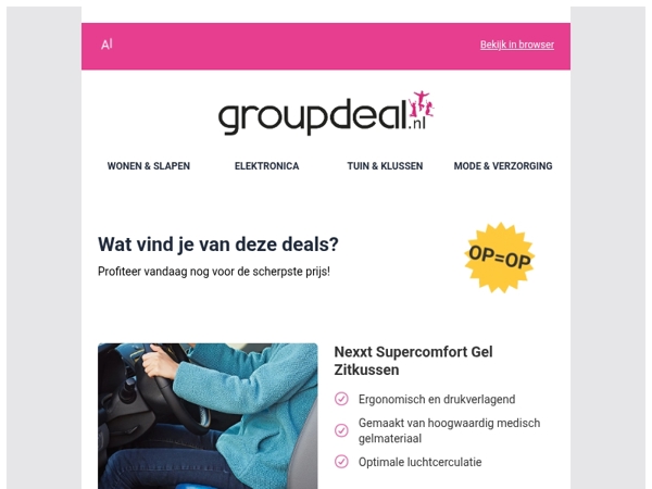 Iedere dag de beste aanbiedingen voor jou