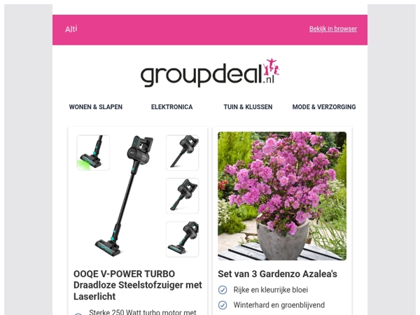 Bekijk de beste deals van deze week!