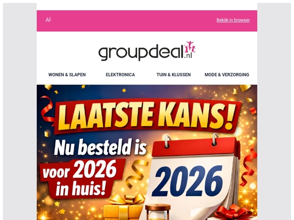 Dit is écht de laatste kans ⏰ Nu besteld = voor 2026 in huis