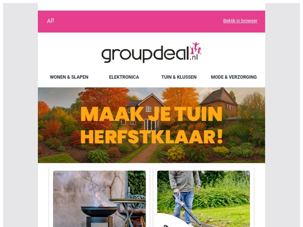 TUINDEALS: Geniet van je tuin in de herfst! 🍂✂️🌳