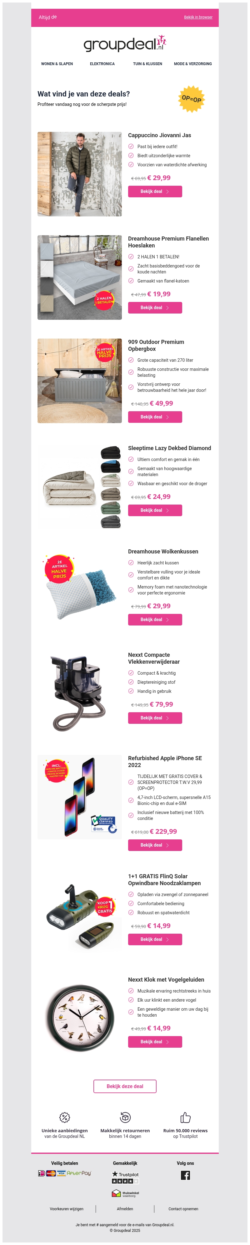 Deze aanbiedingen wil je niet missen Deze aanbiedingen wil je niet missen