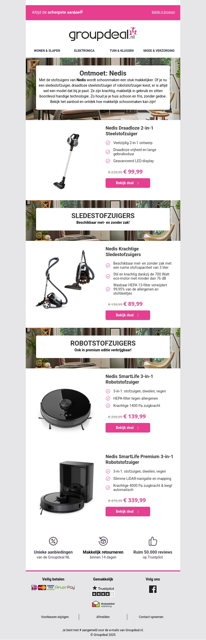 NIEUW: Nedis stofzuigers! 🧹🌀🔌 NIEUW: Nedis stofzuigers! 🧹🌀🔌