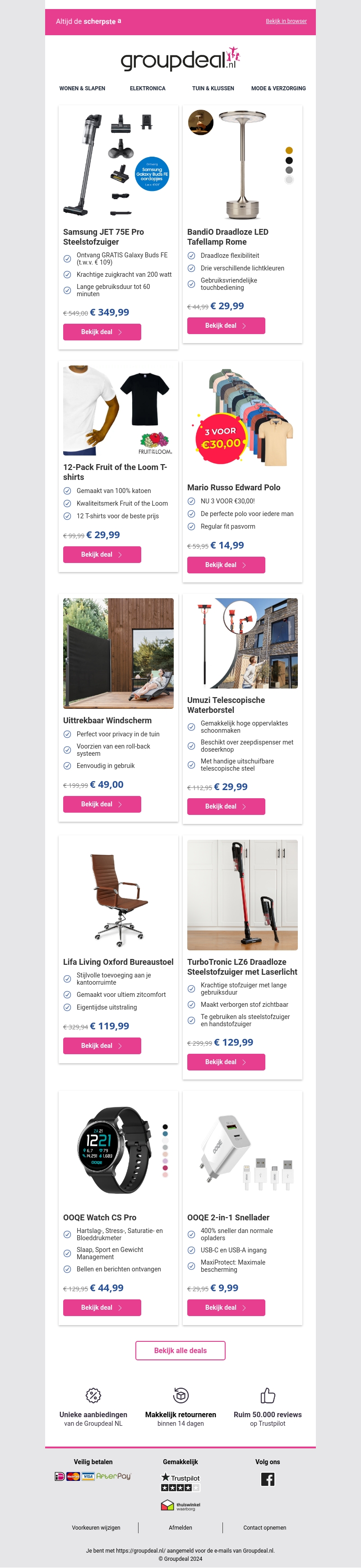 Verlate toppers: Bekijk vandaag nog de topdeals van deze week! Verlate toppers: Bekijk vandaag nog de topdeals van deze week!