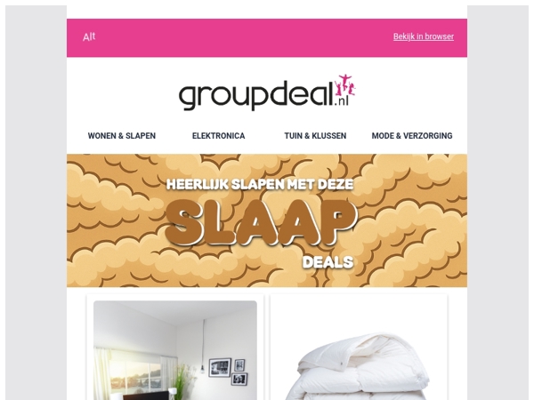 Heerlijk slapen met de zachtste slaapdeals! 🧸♨️