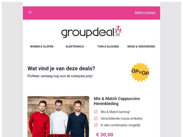 Deze aanbiedingen wil je niet missen