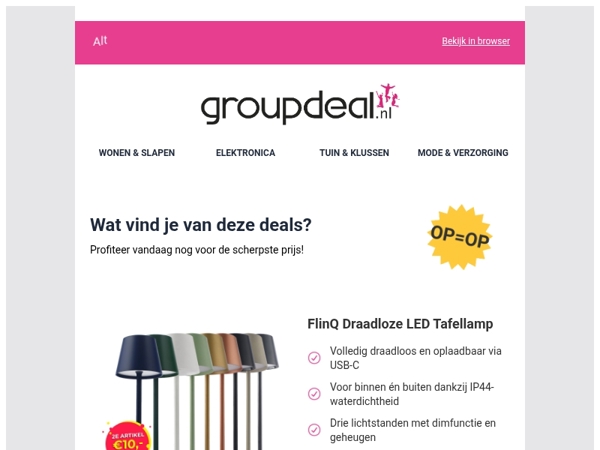 Pak deze deals voordat ze verdwijnen!