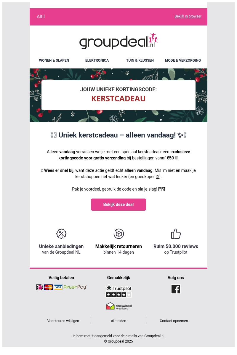 β¨π Alleen vandaag een speciale verrassing voor jou! πβ¨ β¨π Alleen vandaag een speciale verrassing voor jou! πβ¨