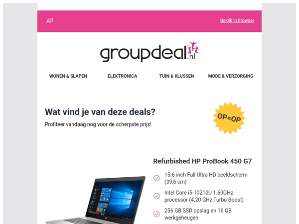 Korting, korting en nog eens korting!