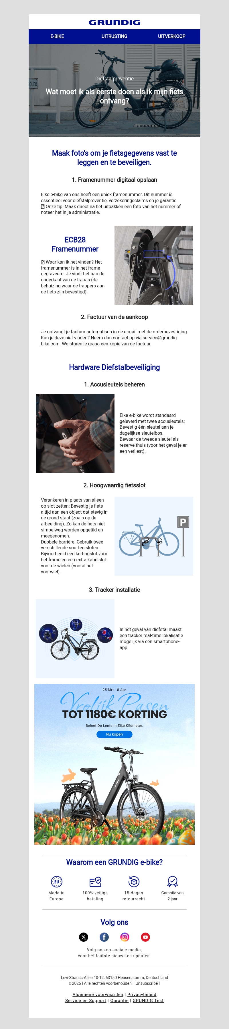Wat moet ik als eerste doen als ik mijn fiets ontvang? Wat moet ik als eerste doen als ik mijn fiets ontvang?