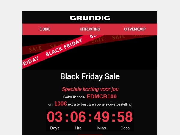 Uw exclusieve €100 Black Friday-bon! Alleen voor abonnees