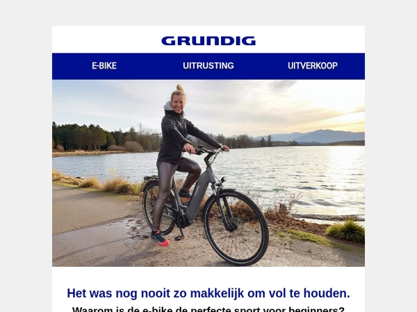 Waarom is de e-bike de perfecte sport voor beginners?