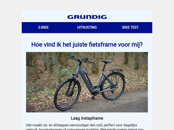 Hoe vind ik het juiste fietsframe voor mij?