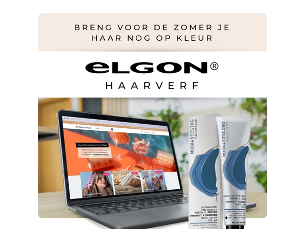 Elgon Haarverf  ☀️ Breng voor de zomer je haar nog op kleur
