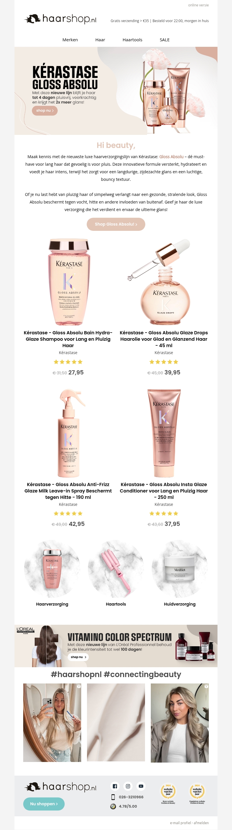 NIEUW: Kérastase Gloss Absolu 💥 NIEUW: Kérastase Gloss Absolu 💥