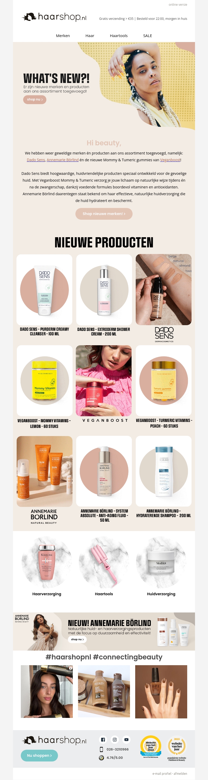 Dado Sens, Veganboost Mommy & Tumeric én Annemarie Borlind zijn NIEUW 💥 Dado Sens, Veganboost Mommy & Tumeric én Annemarie Borlind zijn NIEUW 💥