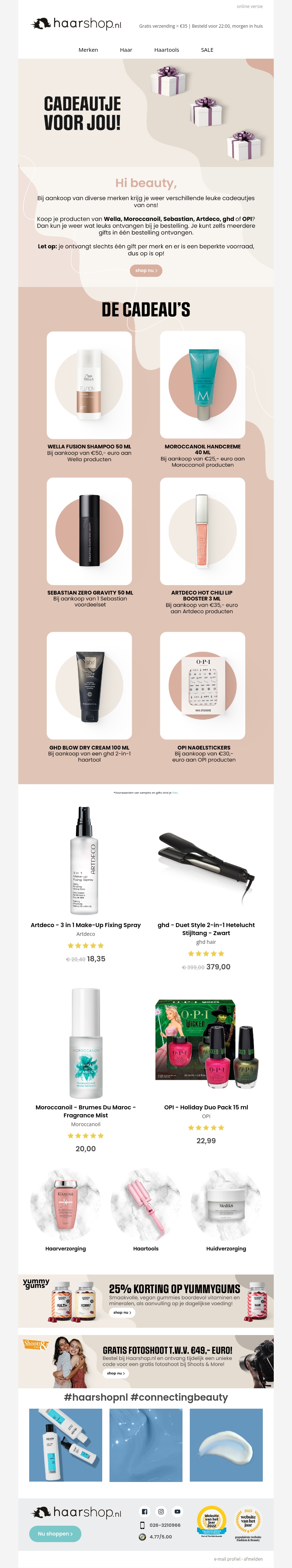 Welk cadeautje wil jij graag krijgen, beauty? ๐ Welk cadeautje wil jij graag krijgen, beauty? ๐