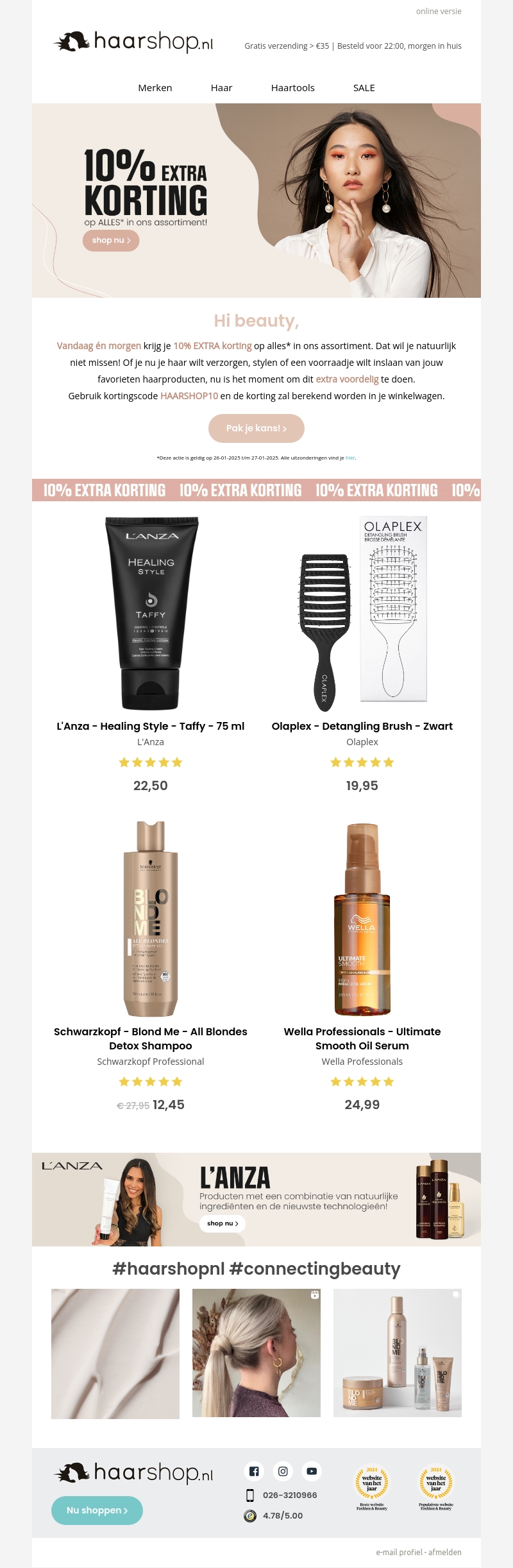 Shop jouw favoriete producten extra voordelig, beauty! Shop jouw favoriete producten extra voordelig, beauty!