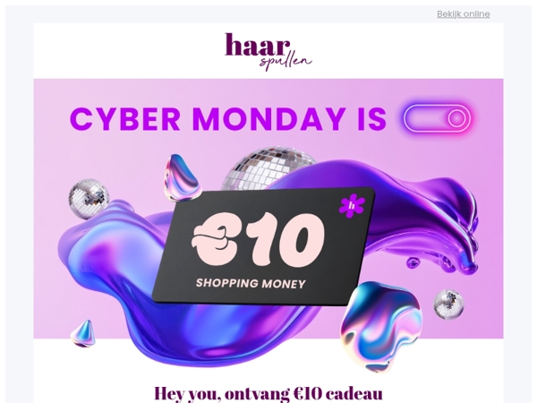 Ontvang vandaag jouw €10 shoptegoed 🤩