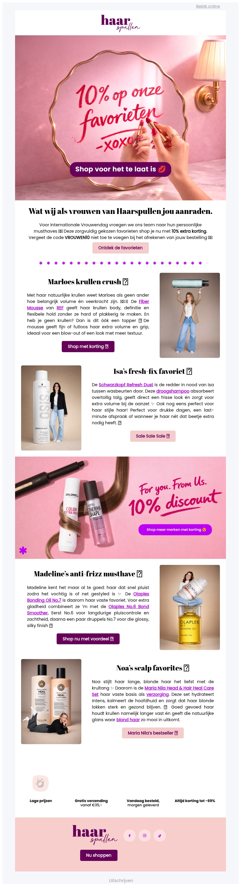 Onze favorieten met 10% korting 💥 Onze favorieten met 10% korting 💥
