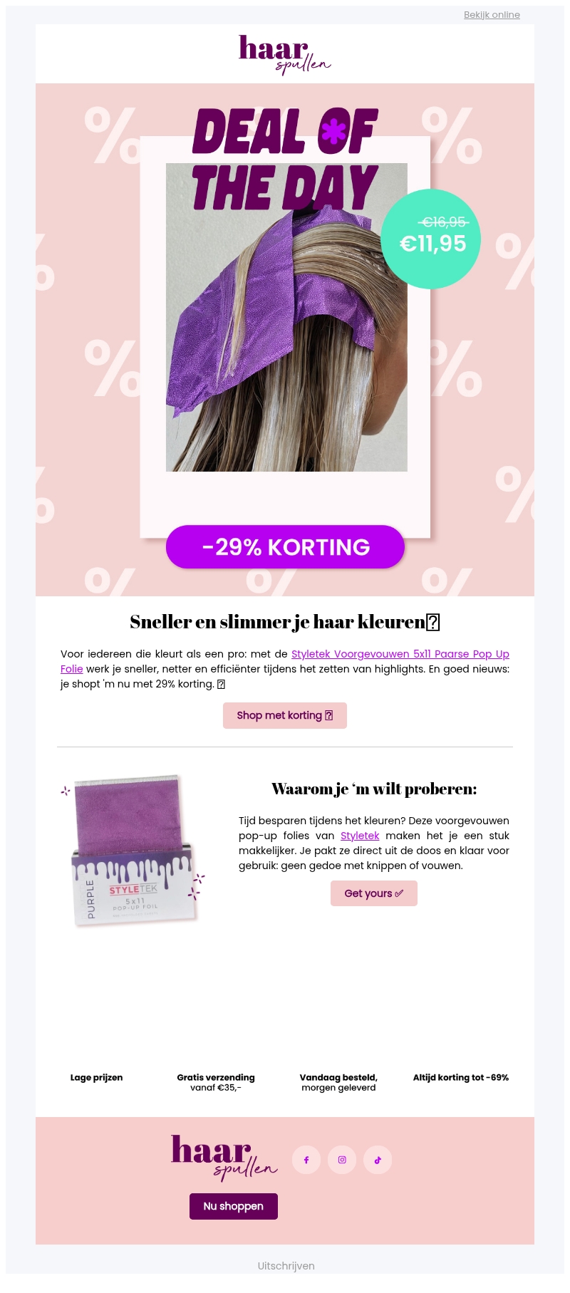 Hey you, Is deze productdeal wat voor jou? Hey you, Is deze productdeal wat voor jou?