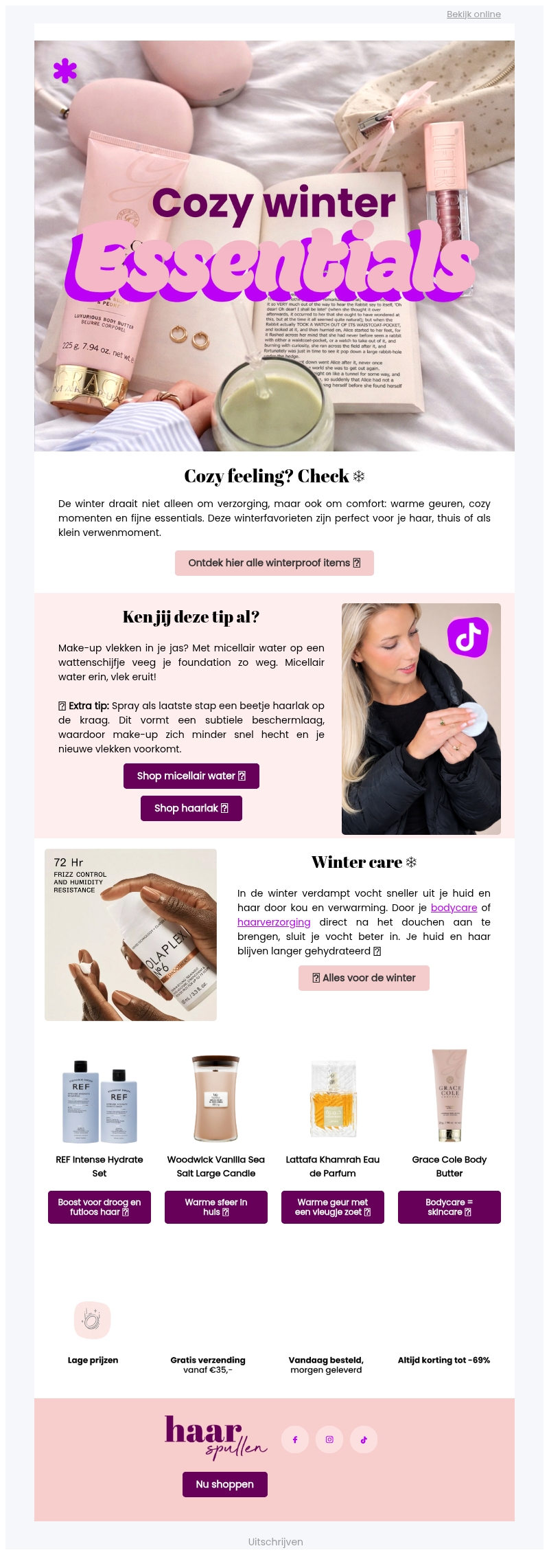 De beste producten voor dit seizoen ❄️ De beste producten voor dit seizoen ❄️