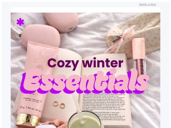 De beste producten voor dit seizoen ❄️