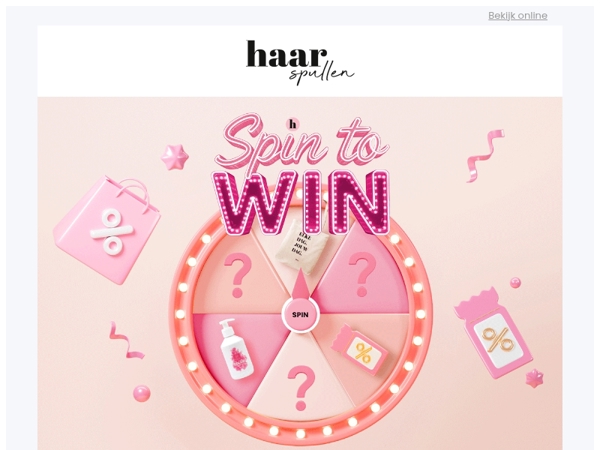Hey, spin & win jouw prijs 🎰