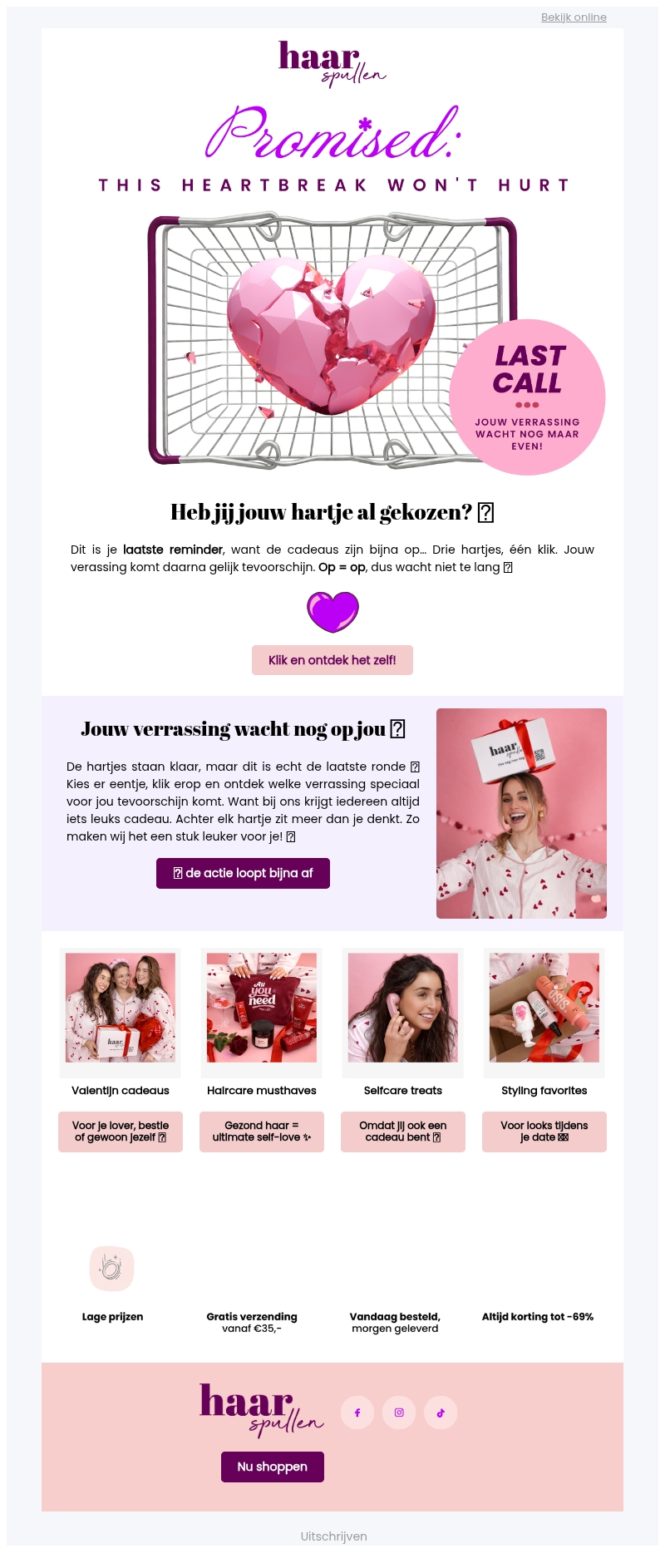 Allerlaatste kans om jouw hartje te kiezen 💝 Allerlaatste kans om jouw hartje te kiezen 💝